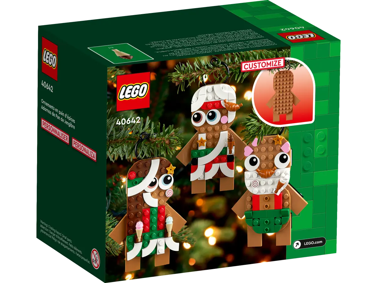 Gingerbread Ornaments Dreamworld LEGO Store gingerbread-ornaments-dreamworld-lego-store