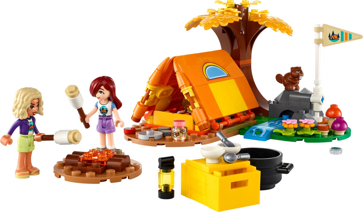 Lego Toy Friends Lego Glamping LEGO Friends Beach Glamping 41700