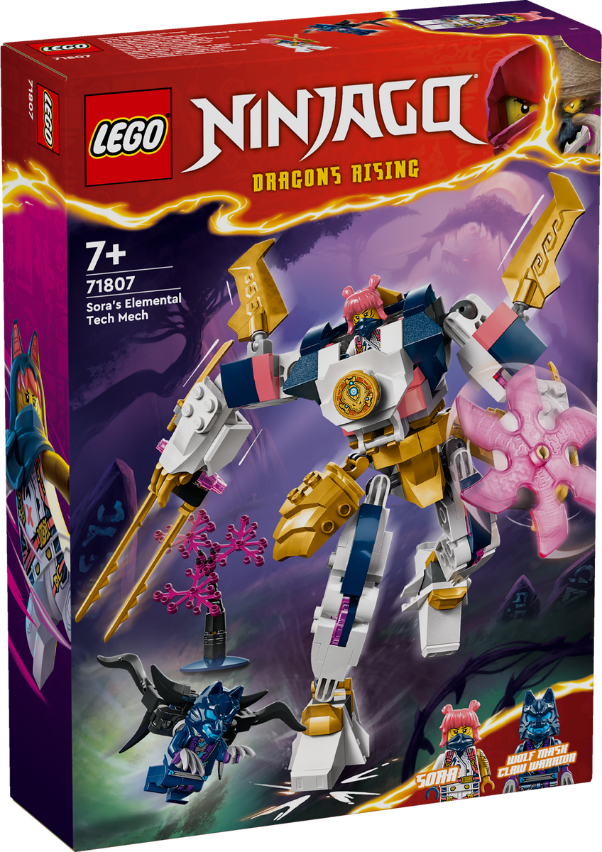 sora Lego Sora 71797 717972 71796 White And Coral Racing Suit NINJAGO