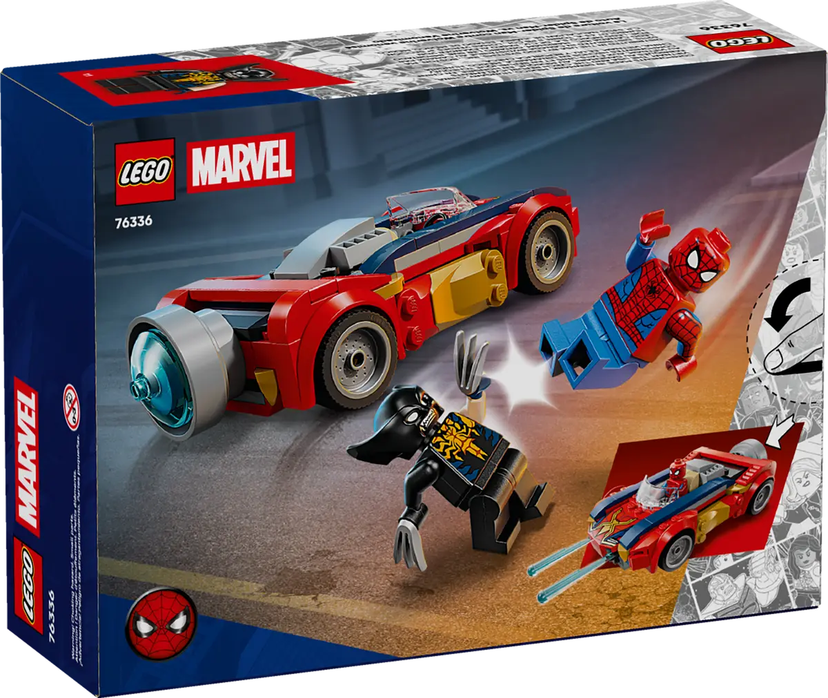 Spider-Man Car vs Venomized Wolverine