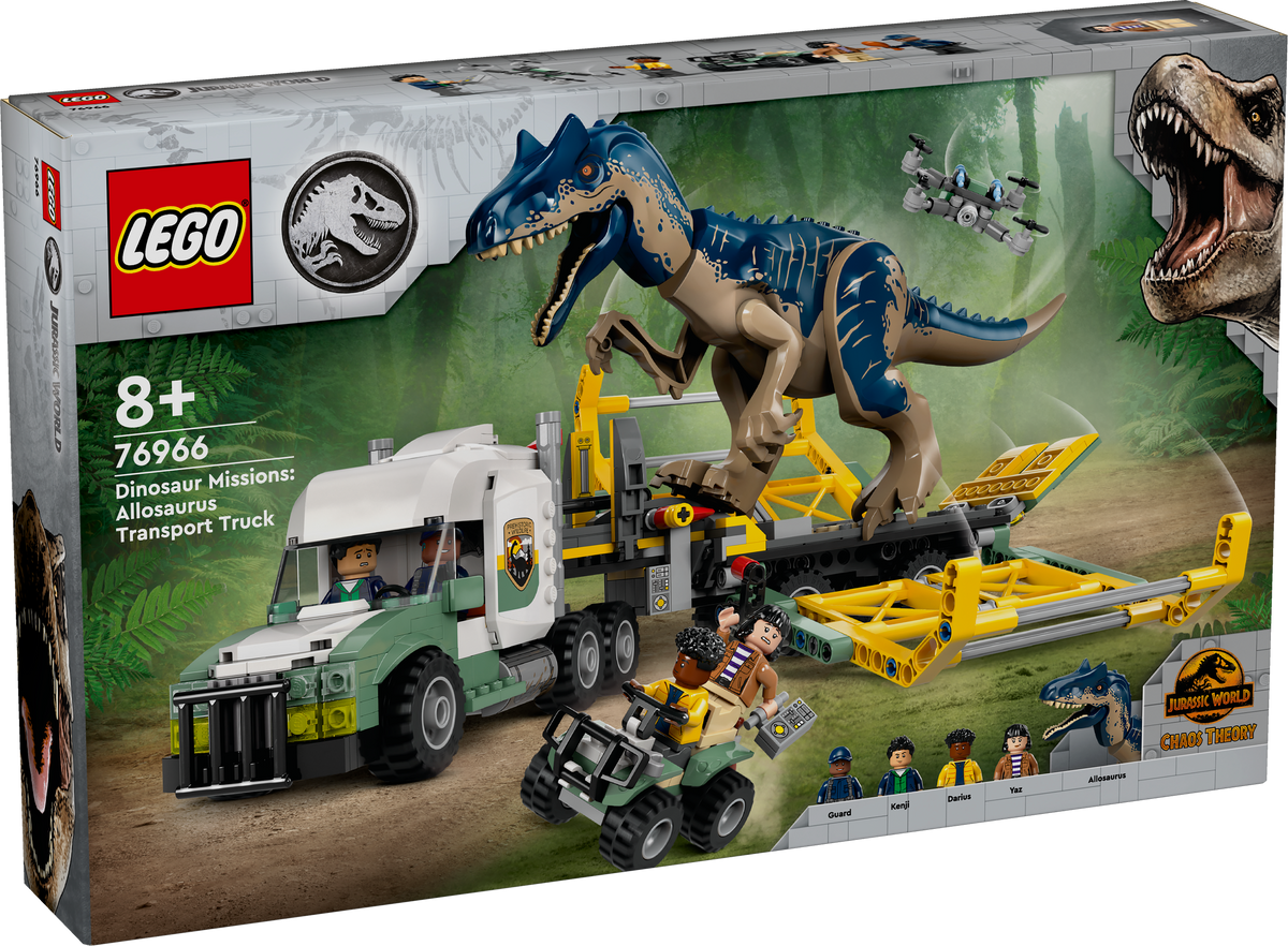 Dinosaur Missions: Allosaurus Transport Truck – Dreamworld LEGO Store