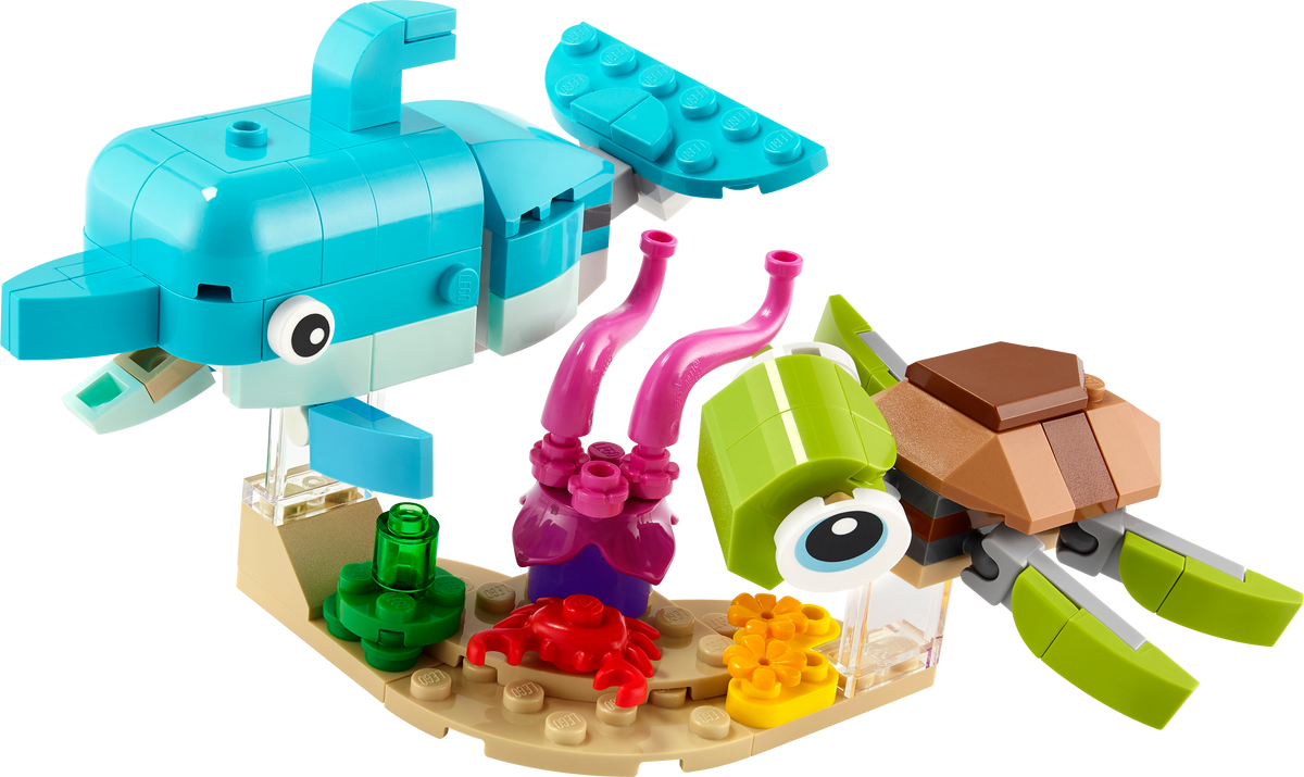 Dolphin and Turtle – Dreamworld LEGO Store