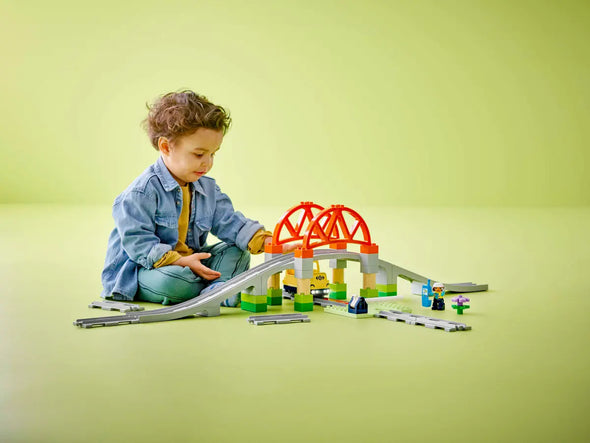 Train Bridge and Tracks Expansion Set