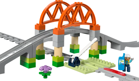 Train Bridge and Tracks Expansion Set