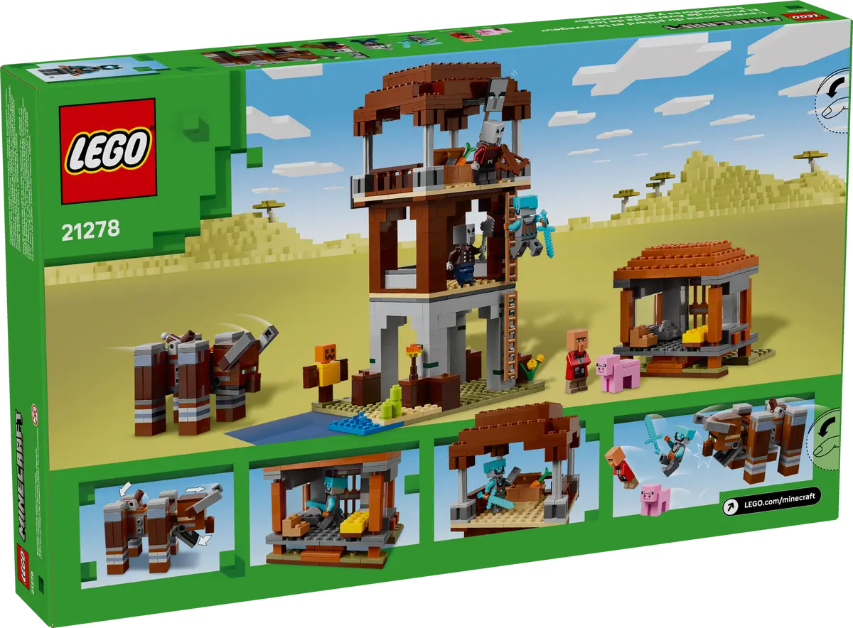 The Pillager Outpost and Ravager – Dreamworld LEGO Store