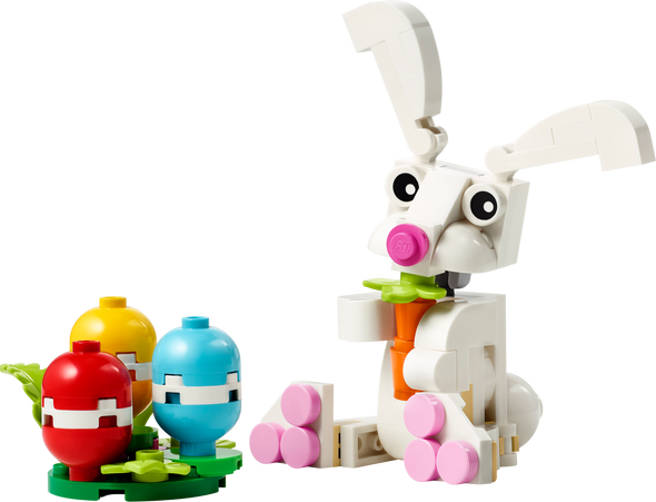 Easter Bunny with Colourful Eggs