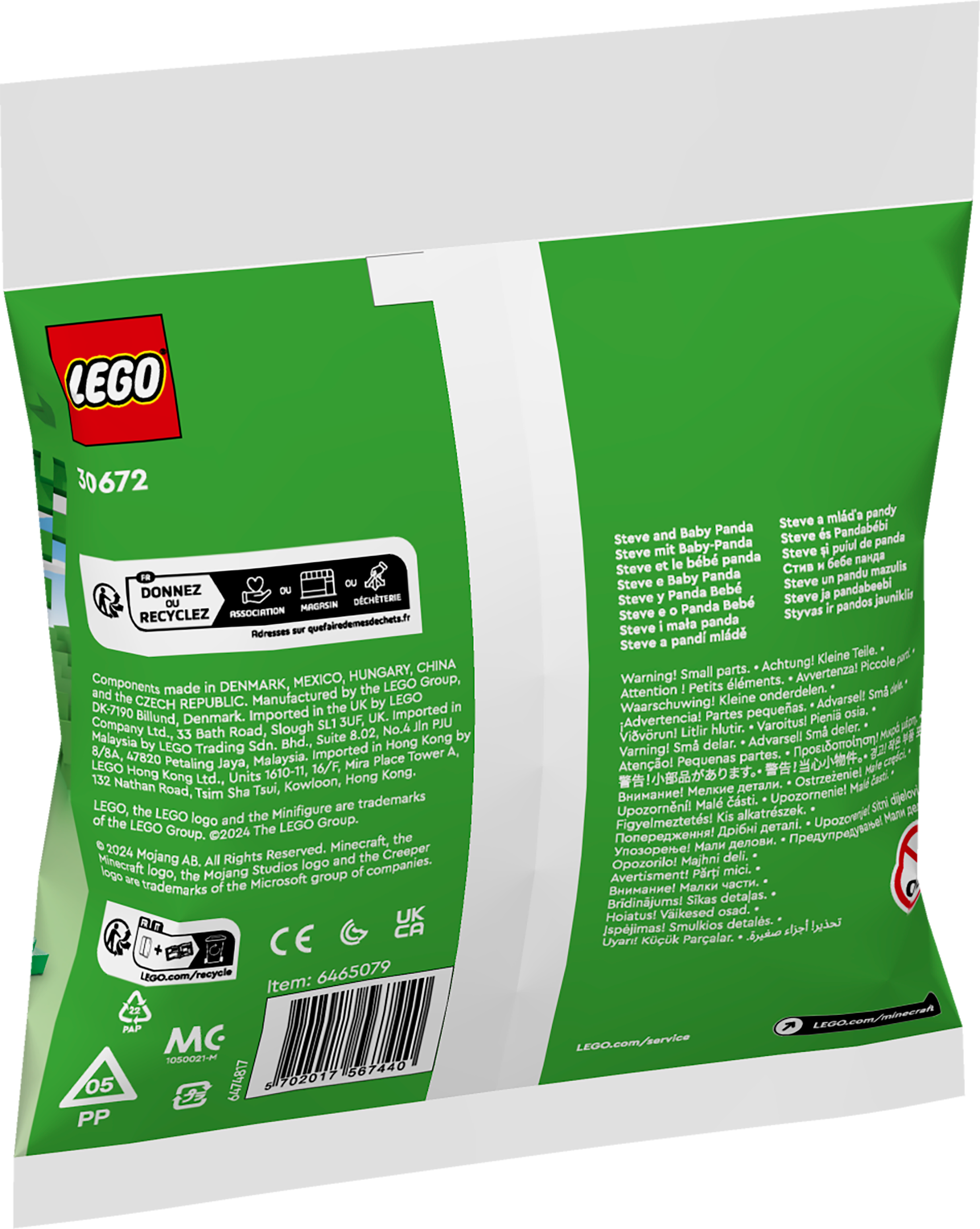 Steve and Baby Panda