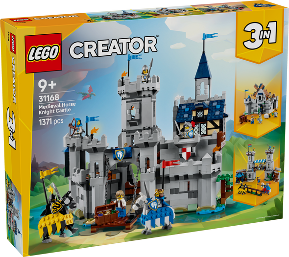 Medieval Horse Knight Castle
