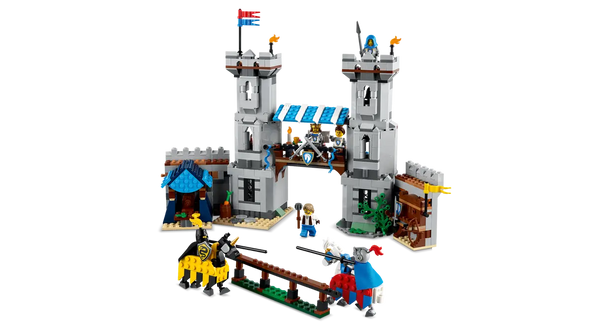 Medieval Horse Knight Castle
