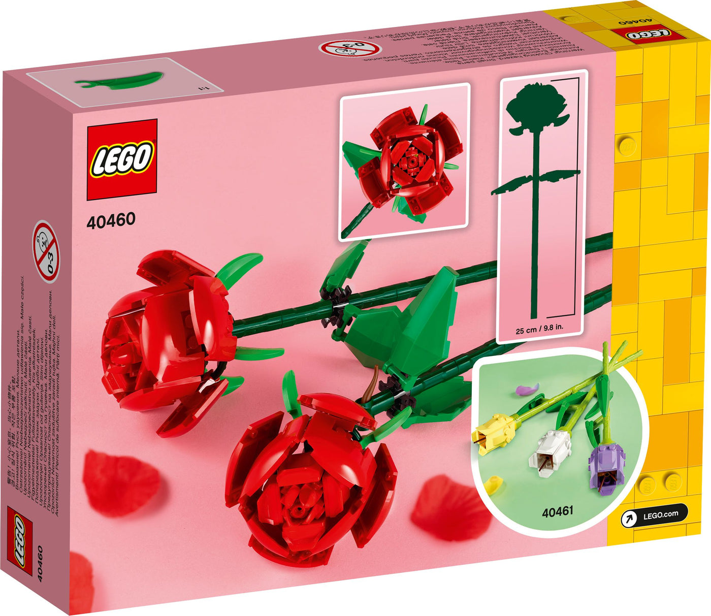 A Comparison of the LEGO® Flower Bouquet, Tulips, and Roses