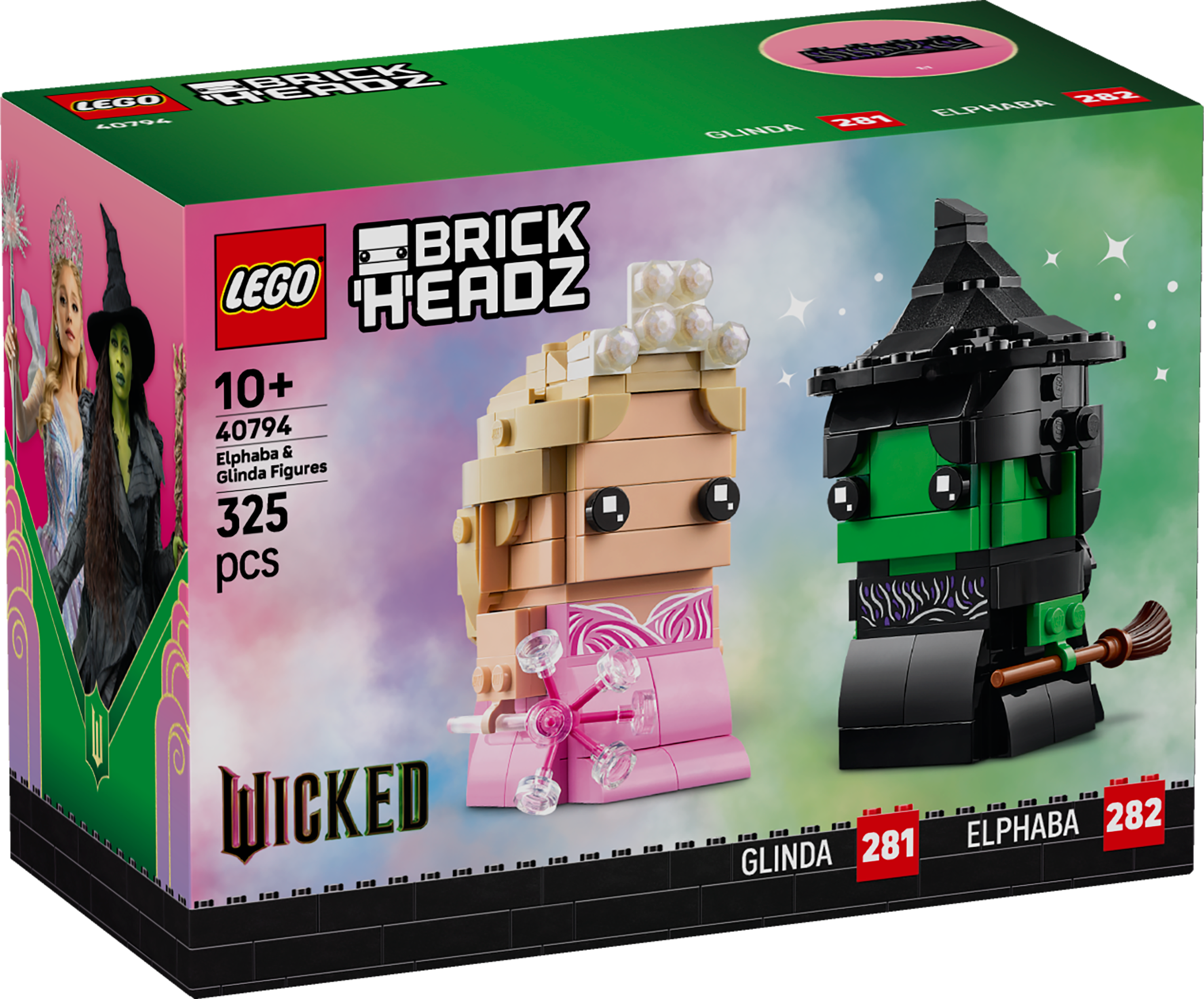 Elphaba & Glinda Figures Brickheadz