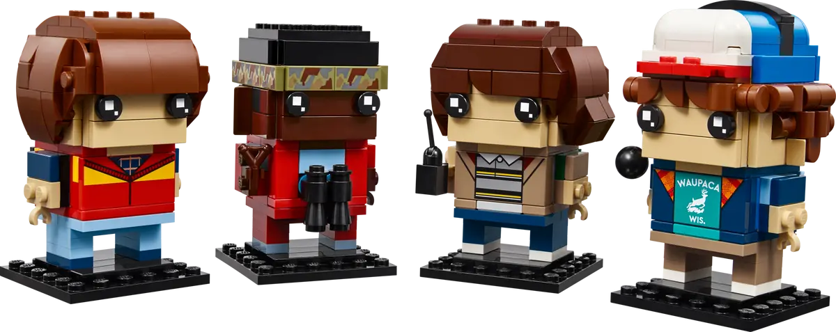 Mike, Dustin, Lucas and Will Figures