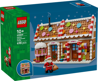Festive Gingerbread House