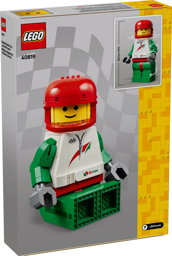 Up-Scaled Racing Driver Minifigure