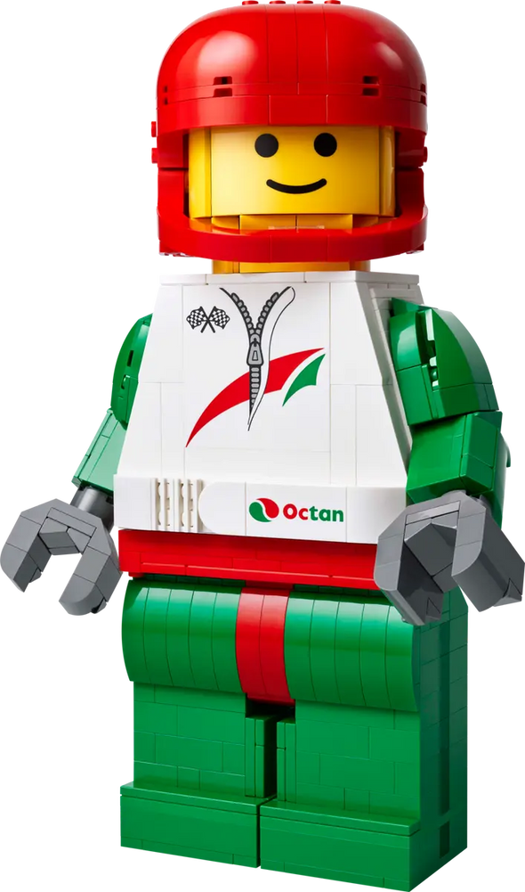 Up-Scaled Racing Driver Minifigure