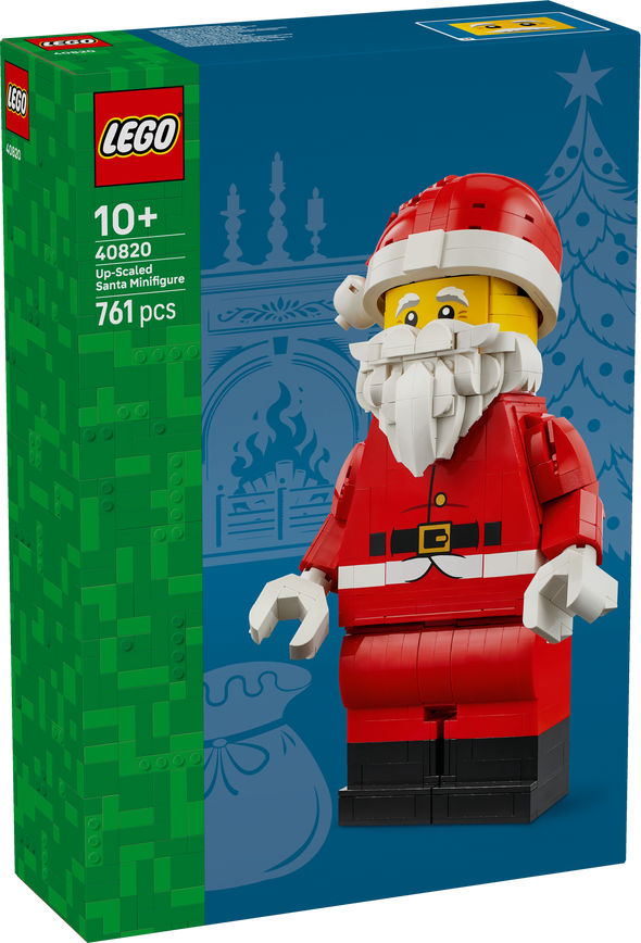 Up-Scaled Santa Minifigure