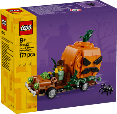 Jack-O'-Lantern Pickup Truck