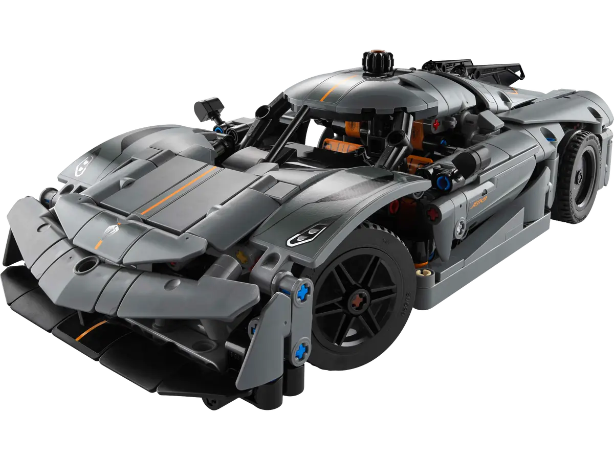 Koenigsegg Jesko Absolut Grey Hypercar – Dreamworld LEGO Store