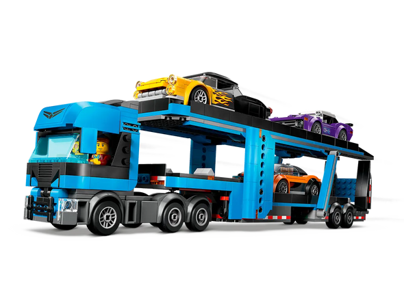 Car Transporter Truck with Sports Cars