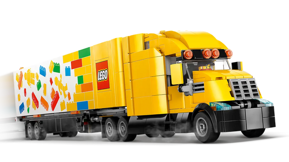 Yellow Delivery Truck