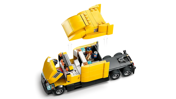 Yellow Delivery Truck