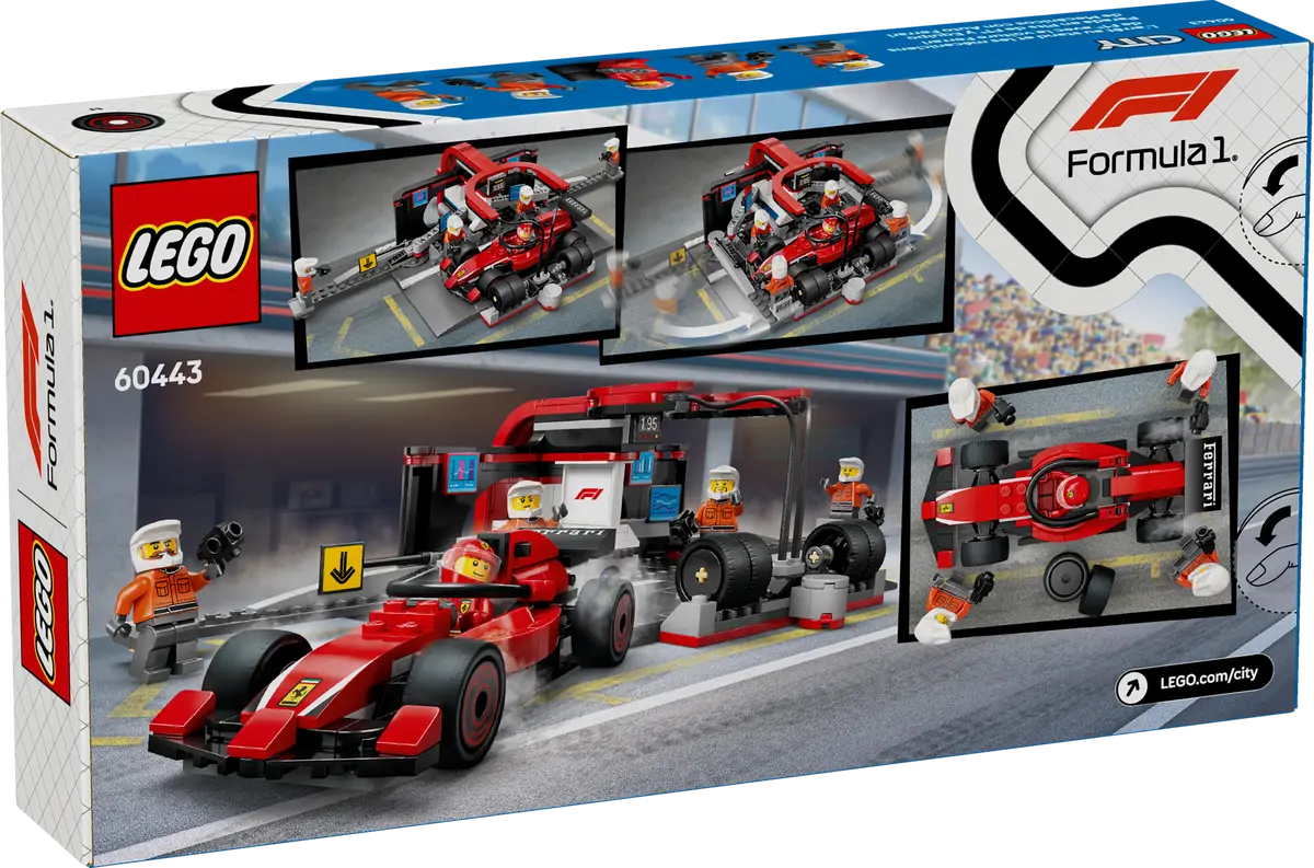 F1® Pit Stop Pit Crew with Ferrari Car – Dreamworld LEGO Store