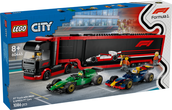 F1® Truck with RB20 & AMR24 F1® Cars