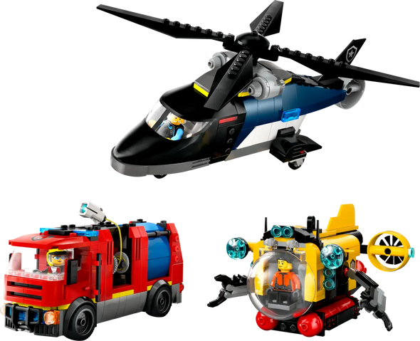 Helicopter, Fire Truck & Submarine Remix