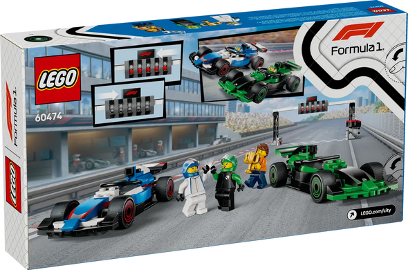 F1® Grid with VCARB & Sauber Race Cars