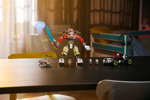 Cooper's Tiger Mech & Zero's Hot Rod Car