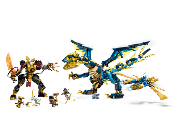 Elemental Dragon vs. The Empress Mech