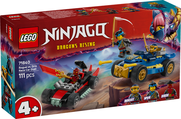 Rogue vs. Drix Race Car Duel