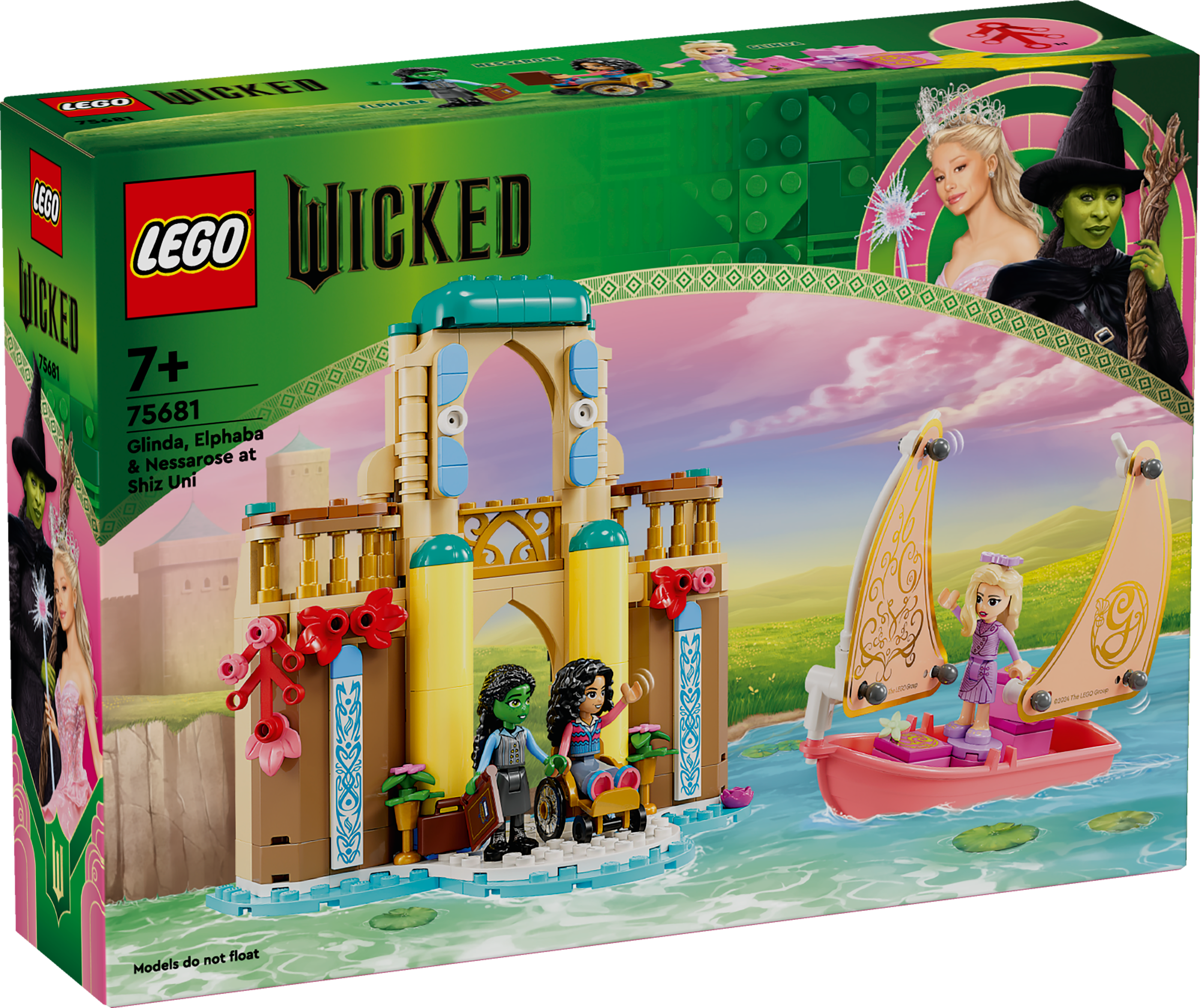 Glinda, Elphaba & Nessarose at Shiz University