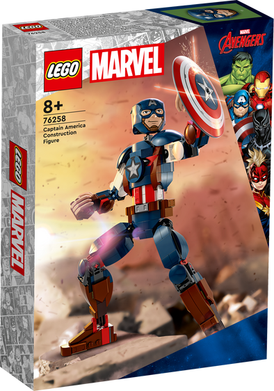 Captain America Construction Figure