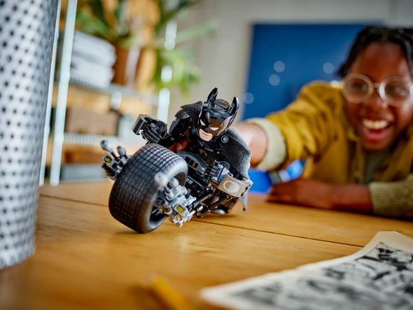 Batman™ Construction Figure and the Bat-Pod Bike