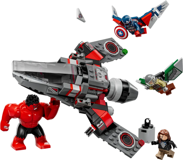 Captain America vs. Red Hulk Battle