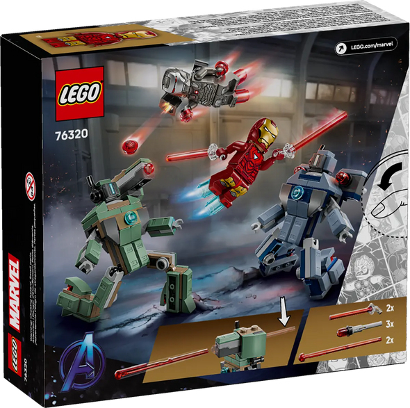 Iron Man & War Machine vs. Hammer Drones