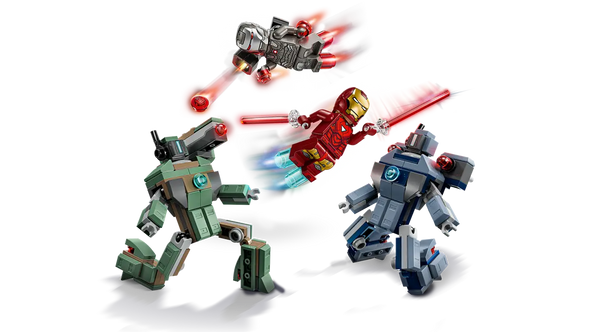 Iron Man & War Machine vs. Hammer Drones