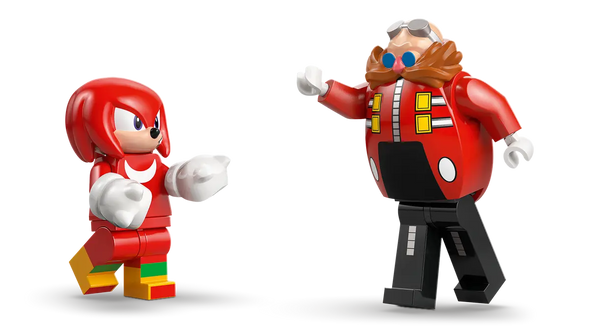 Knuckles vs. Dr. Eggman Egg Crusher Mech