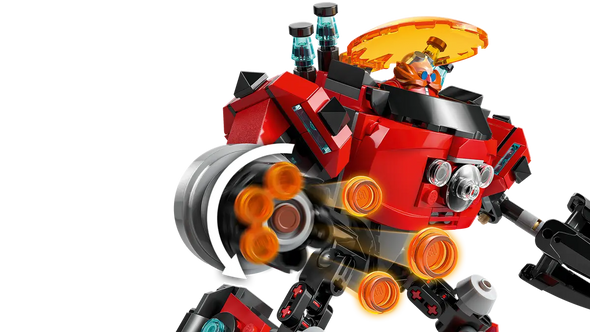 Knuckles vs. Dr. Eggman Egg Crusher Mech