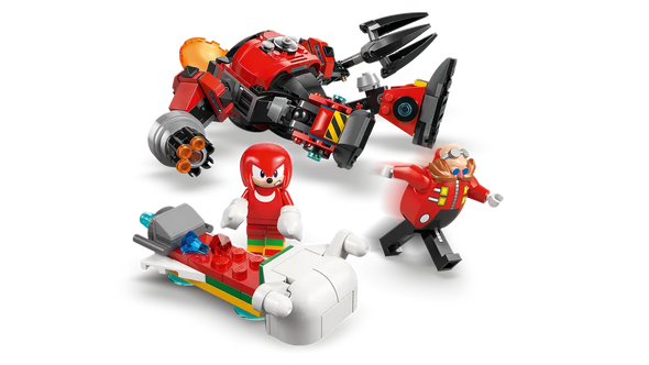 Knuckles vs. Dr. Eggman Egg Crusher Mech