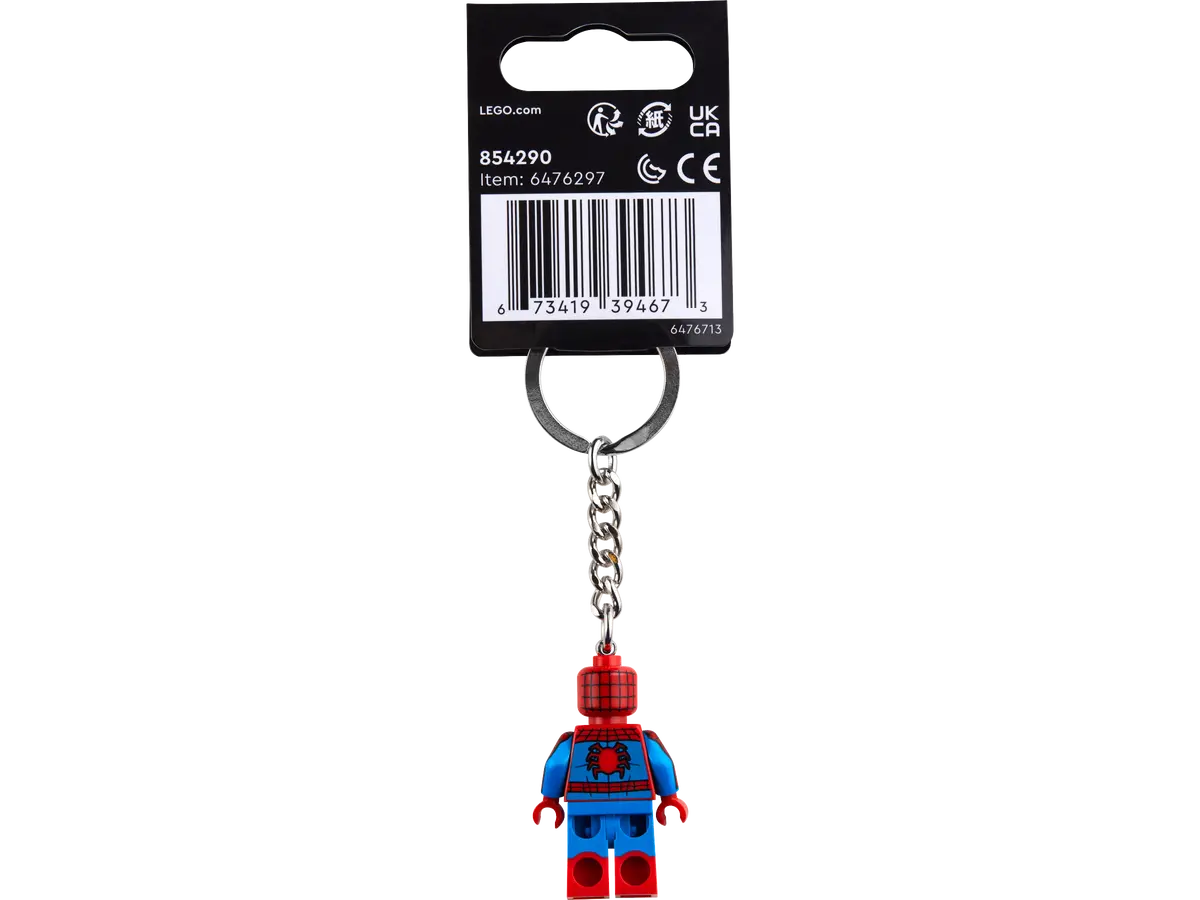 Lego on sale spiderman keyring