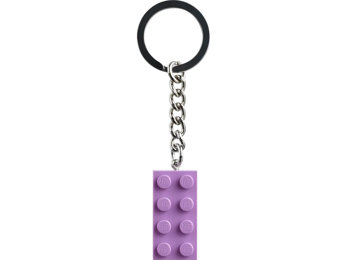 Medium Lavender 2x4 Stud Keychain
