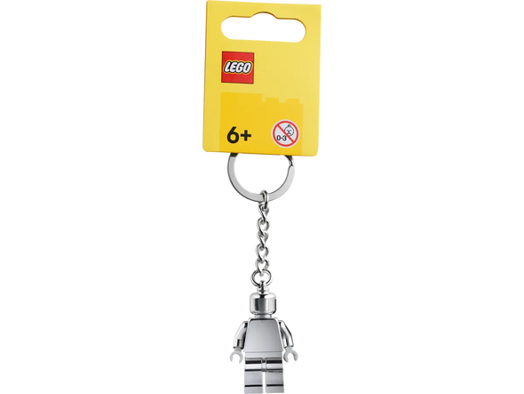 Silver Minifigure Keychain