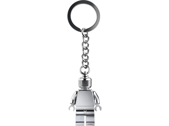 Silver Minifigure Keychain