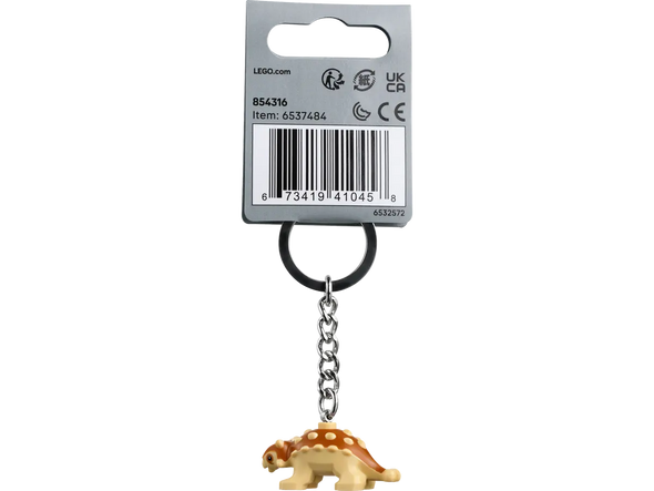 Baby Ankylosaurus Keychain