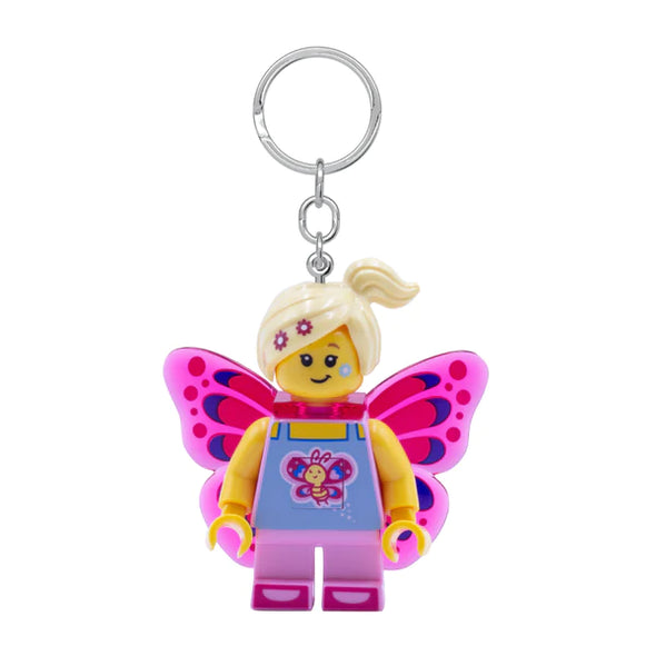 Butterfly Girl Key Light Keychain