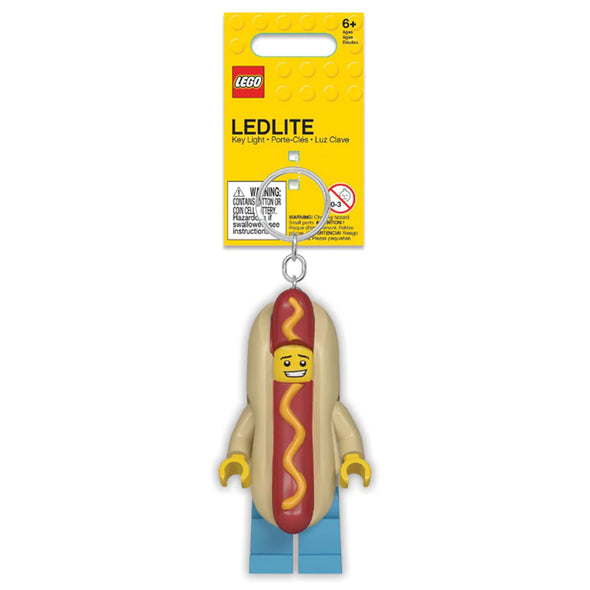 Hotdog Guy Key Light Keychain