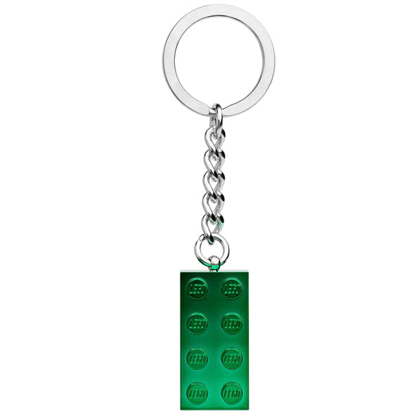 2x4 Metallic Green Keychain
