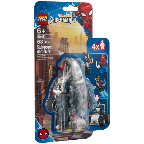 Spiderman versus Venom and Iron Venom